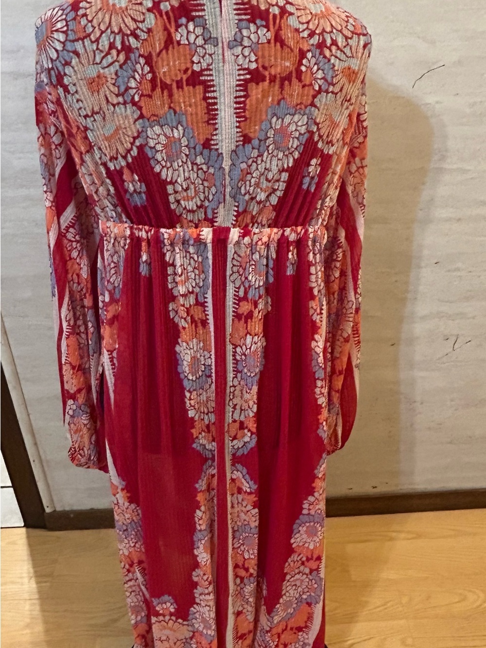 Free People Tilda Wrap Dress in the "Femme Combo" - Picture 12 of 16